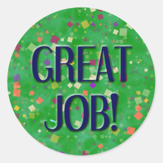 School Good Job Stickers | Zazzle