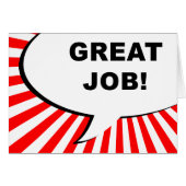 great job! comic bubble (Front Horizontal)