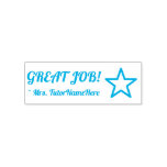 [ Thumbnail: "Great Job!" + Custom Educator Name Self-Inking Stamp ]