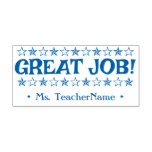[ Thumbnail: "Great Job!" + Custom Teaching Assistant Name Self-Inking Stamp ]