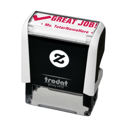 GREAT JOB Feedback Rubber Stamp