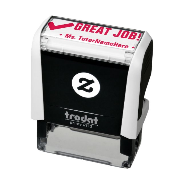 "GREAT JOB!" Feedback Rubber Stamp (Product)