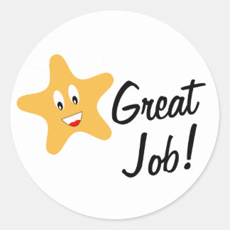 Great Job Stickers | Zazzle