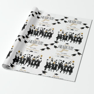 Great Job, Graduate! Time to Celebrate Party Wrapping Paper
