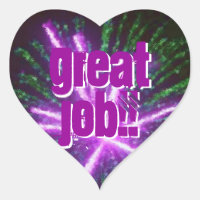 Great Job Stickers | Zazzle