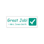 [ Thumbnail: "Great Job!" + Instructor Name Rubber Stamp ]