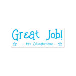 [ Thumbnail: "Great Job!" Instructor Rubber Stamp ]