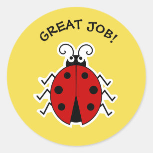 Great job Stickers - Free education Stickers