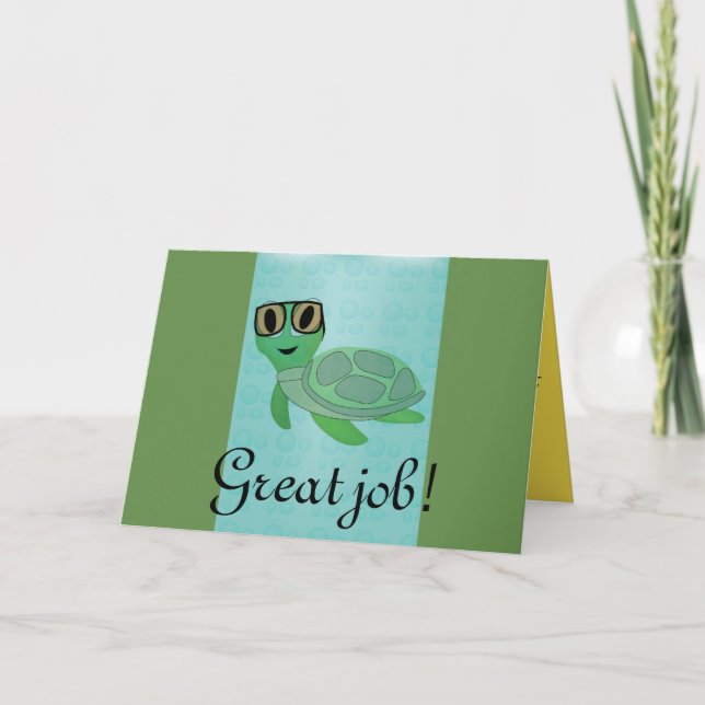 Great Job Personalize Destiny Destiny'S Thank You Card (Front)