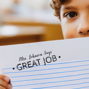 Great Job Personalized Teachers Self-inking Stamp
