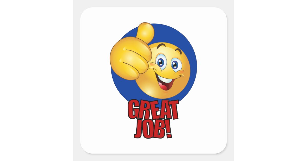 great job sticker for kids, Zazzle