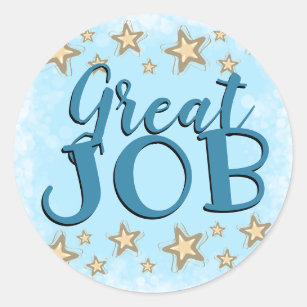 Good Job Great Job Sticker for Sale by AimarsKloset