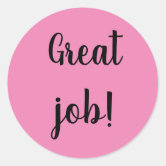 great job sticker for kids, Zazzle