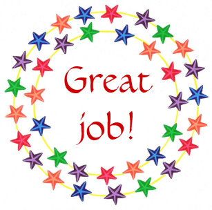 great job stickers sticker designs zazzle
