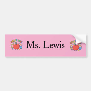 Great Job, Teacher and Student Bumper Sticker