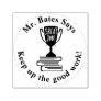 Great Job Trophy Teacher Personalized Pre Inked Self-inking Stamp