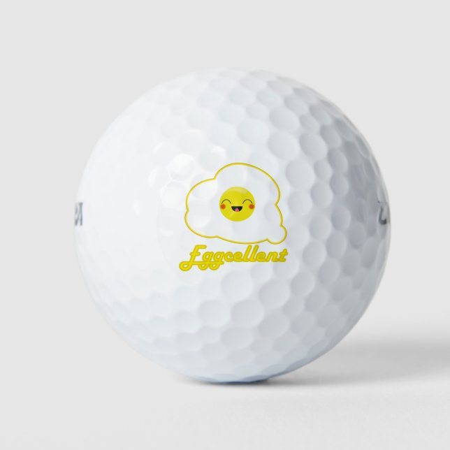 Great kawaii egg golf ball (Front)