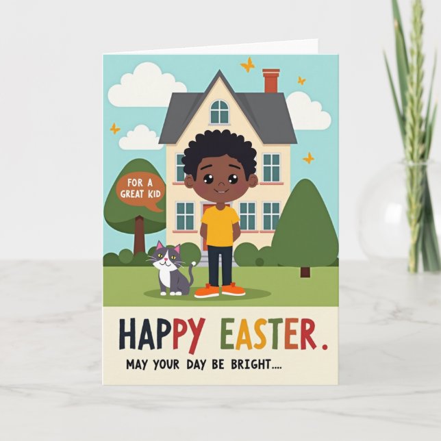 Great Kid Spring Day Card (Front)