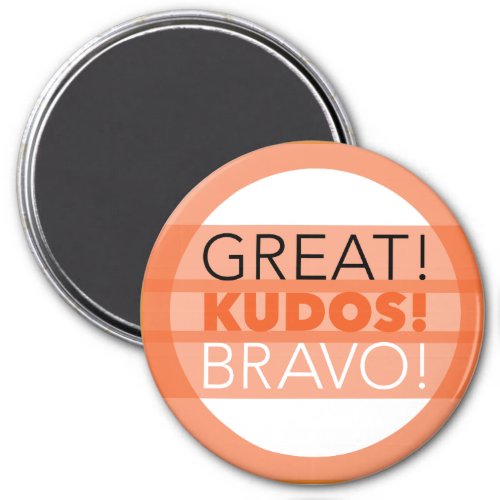 Great Kudos Bravo Magnet Round Magnet