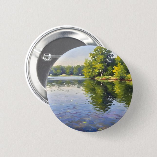 Great Lake Button (Front & Back)