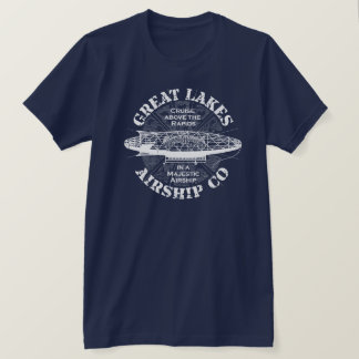 Great Lakes Airship Cruise Dark Mens T Shirt