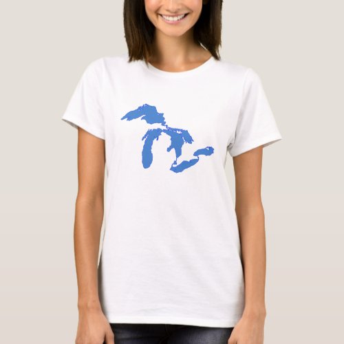 Great Lakes Alone _ Womens Basic T_Shirt