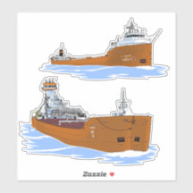 Great Lakes barge Pathfinder history set