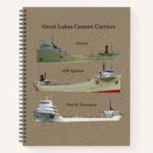 Great Lakes Cement Carriers notebook