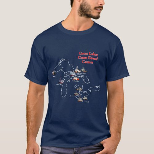 Great Lakes Coast Guard Cutters shirt