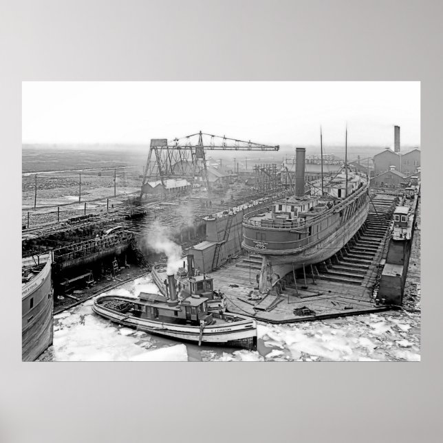 Great Lakes Engineering Works Poster (Front)