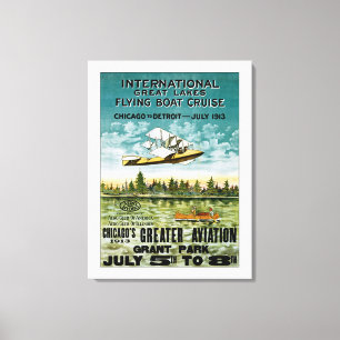 Great Lakes Flying Boat - XL Canvas Print