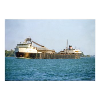 Great Lakes Freighter Adam E. Cornelius Photo Print by scenesfromthepast at Zazzle