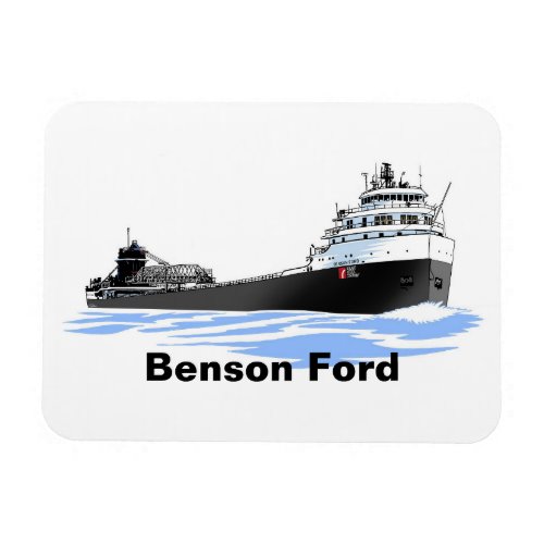 Great Lakes Freighter Benson Ford 2 Magnet