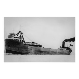Great Lakes freighter Carl D. Bradley Photo Print