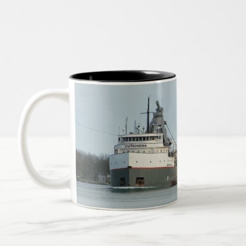 Great Lakes Freighter Cuyahoga Coffee Mug
