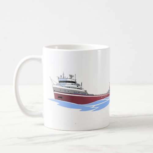 Great Lakes freighter Edward L Ryerson billboard Coffee Mug