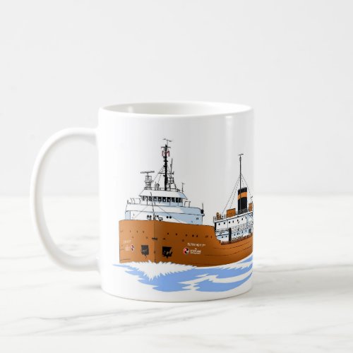 Great Lakes freighter Elton Hoyt 2nd straight_dec Coffee Mug
