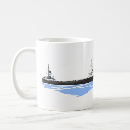 Great Lakes freighter Eugene Zimmerman Coffee Mug
