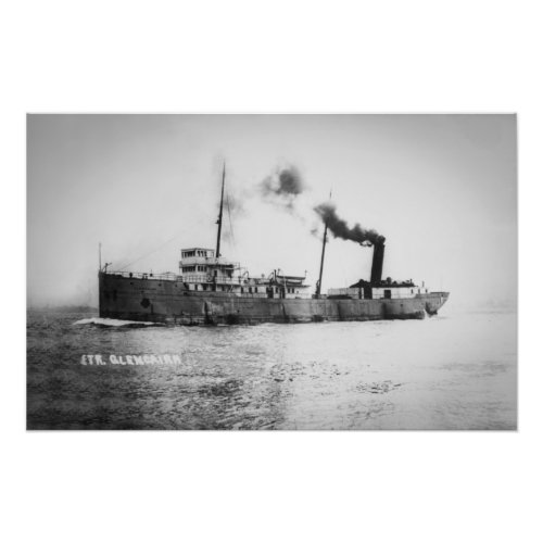 Great Lakes freighter Glencairn Photo Print
