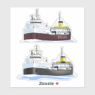 Great Lakes freighter Johnstown Sticker