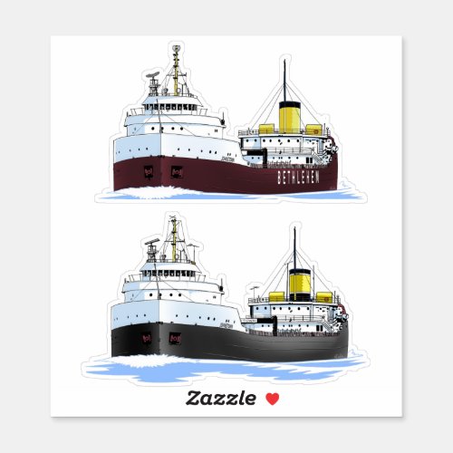Great Lakes freighter Johnstown Sticker
