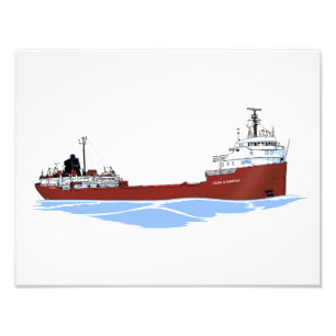 Great Lakes freighter Joseph H. Thompson Photo Print