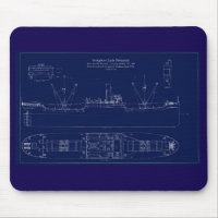 Great Lakes Freighter Lake Fernando Blueprint