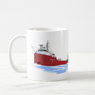 Great Lakes freighter Leon Fraser Coffee Mug