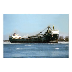 Great Lakes freighter MC Algorail Photo Print