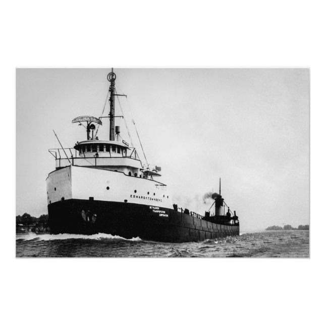 Great Lakes freighter SS Edward Y. Townsend Photo Print (Front)