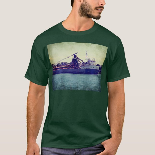 Great Lakes Freighter T-Shirt (Front)