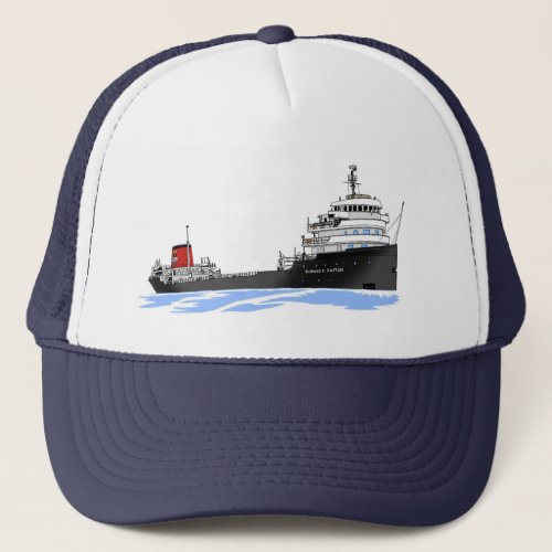 Great Lakes Freighter Thomas F Patton Republic Trucker Hat