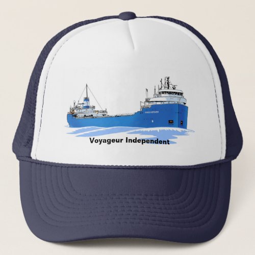 Great Lakes freighter Voyageur Independent Trucker Hat