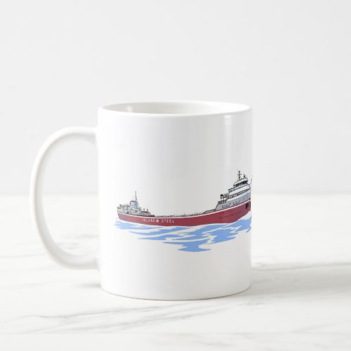 Great Lakes freighter Wilfred Sykes straight deck Coffee Mug